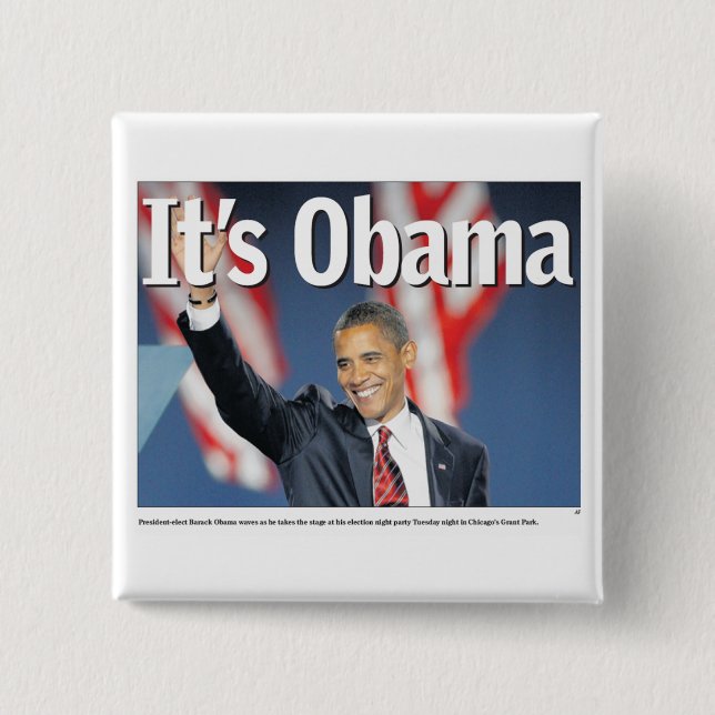 It's Obama Button (Front)