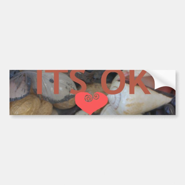 Its OK, Customize Product Bumper Sticker (Front)