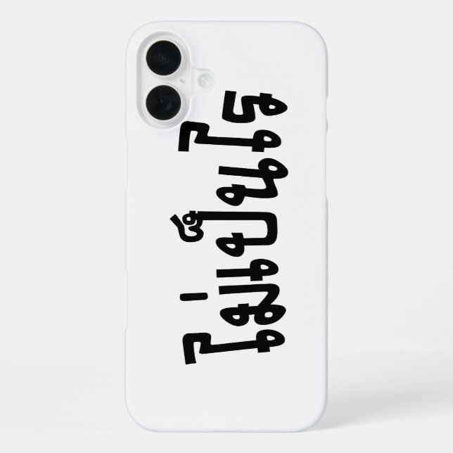 It's OK ♦ Mai Pen Rai in Thai Language Script ♦ iPhone Case (Back)