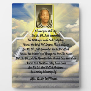 It's Ok Memorial  Plaque