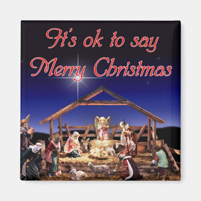 It's OK Square Magnet (Front)