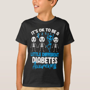 It's Ok To Be A Little Different Diabetes Awarenes T-Shirt