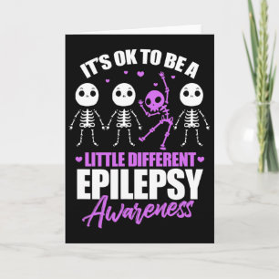 Its Ok To Be A Little Different Epilepsy Awareness Card