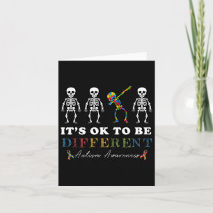 It's Ok To Be Different Autism Awareness Dabbing S Card