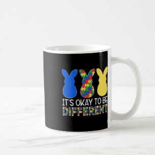 It's Ok To Be Different Autism Awareness Easter Bu Coffee Mug