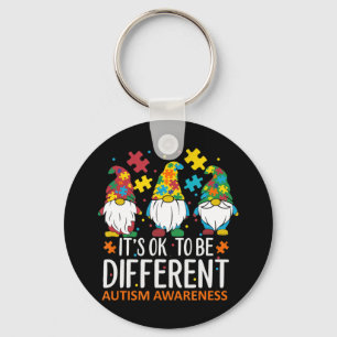 It's Ok To Be Different Autism Awareness Men Women Key Ring