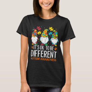 It's Ok To Be Different Autism Awareness Men Women T-Shirt