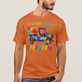 It's Ok To Be Different Autism Awareness Month Aut T-Shirt