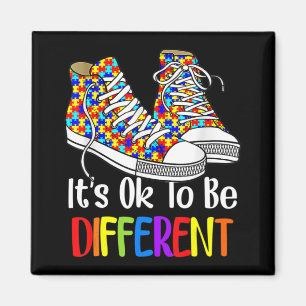It's Ok To Be Different Autism Awareness Puzzle Sh Magnet