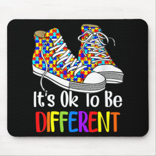 It's Ok To Be Different Autism Awareness Puzzle Sh Mouse Mat