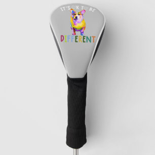 It's Ok To Be Different Corgi Golf Head Cover