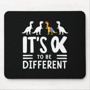 Its Ok To Be Different Dinosaur Autism Awareness K Mouse Mat