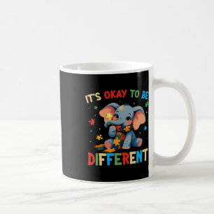 It's Ok To Be Different Elephant Autism Awareness Coffee Mug