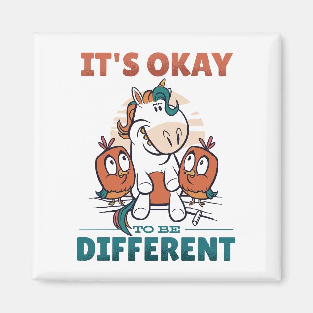 It's OK to be different Invitation Magnet (Front)