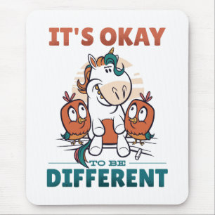 It's OK to be different Invitation Mouse Mat