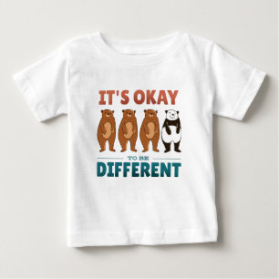 It's OK to be different Invitation Napkins Hoodie Baby T-Shirt