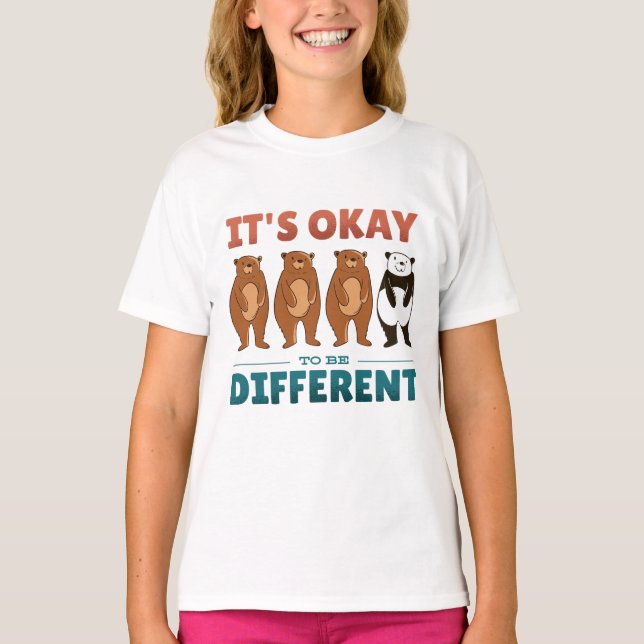 It's OK to be different Invitation Napkins T-Shirt (Front)