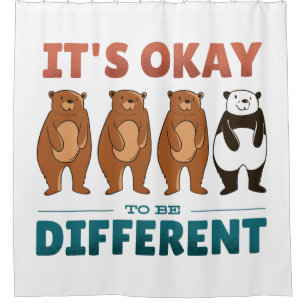 It's OK to be different Invitation Napkins T-Shirt Shower Curtain