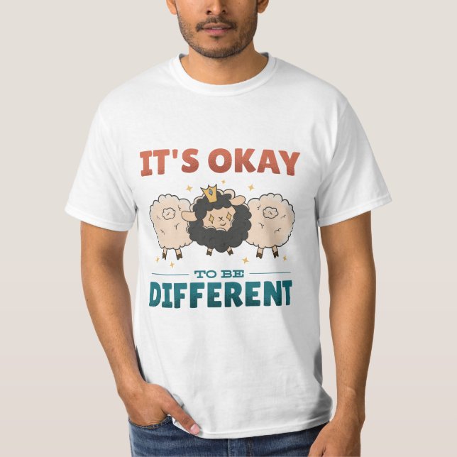 It's OK to be different Invitation T-Shirt (Front)