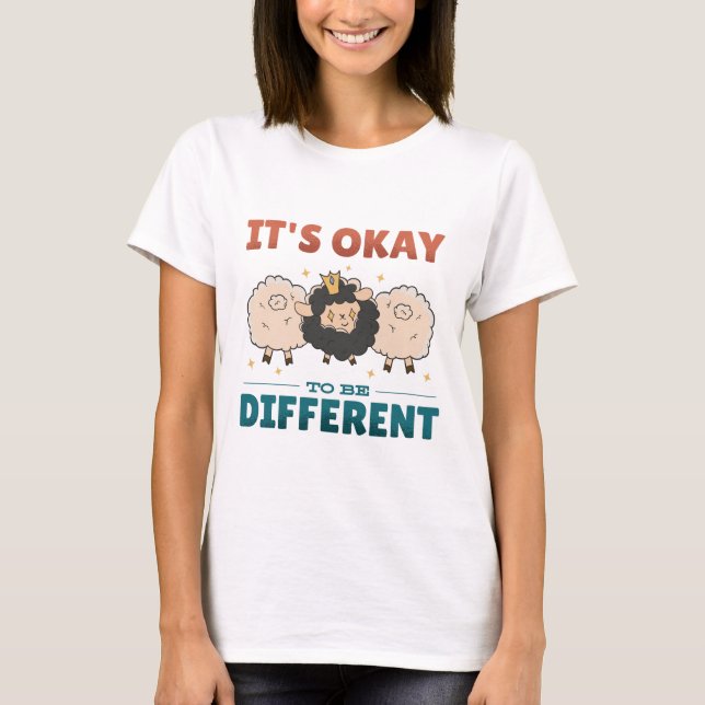 It's OK to be different Invitation T-Shirt (Front)