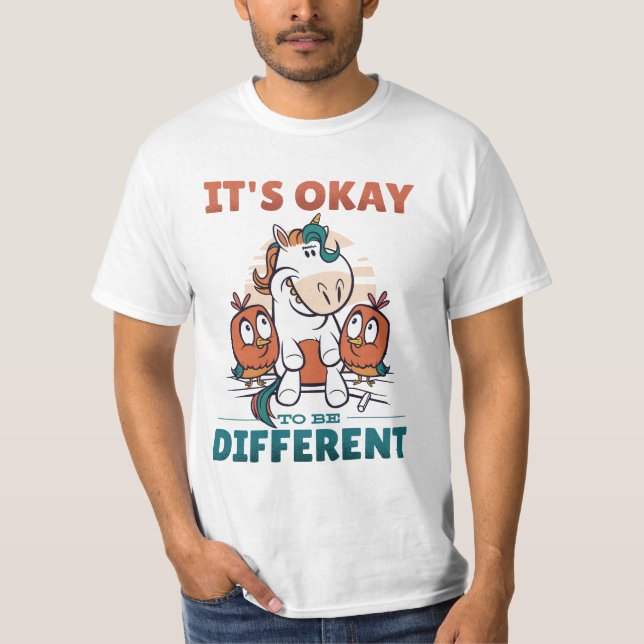 It's OK to be different Invitation T-Shirt (Front)
