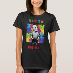 Its Ok To Be Different Ok Autism Awareness T-Shirt