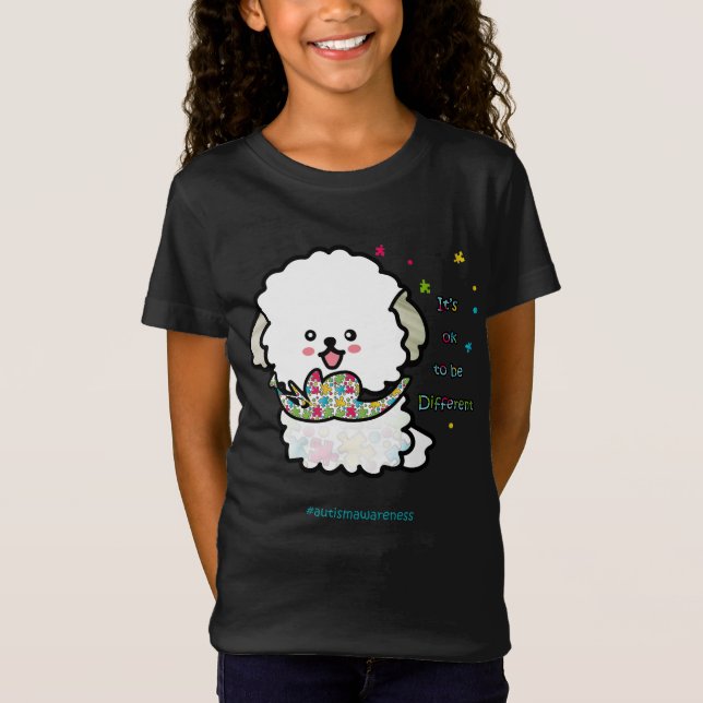 Its Ok To Be Different - Puppy T-Shirt (Front)
