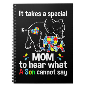 It's Ok To Be Different Reindeer Christmas Autism Notebook