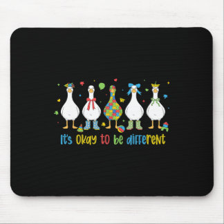 It's Ok To Be Different Silly Goose Autism Special Mouse Mat