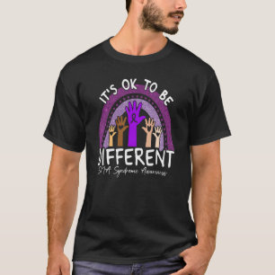 It's Ok To Be Different SMA Syndrome Awareness Pur T-Shirt