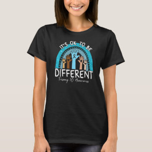It's Ok To Be Different Trisomy 5Q Awareness Light T-Shirt