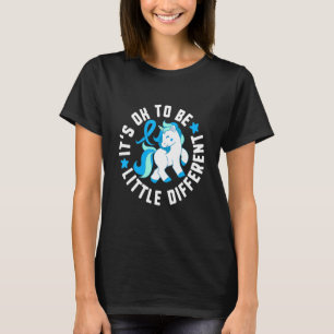It's Ok To Be Little Different Diabetes T1 Awarene T-Shirt