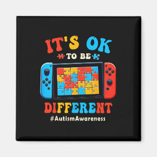Its Ok To Different Video Game Gamer Boys Men Kids Magnet