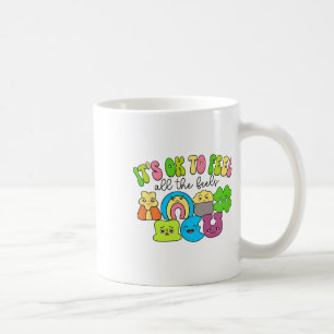 It's Ok To Feel All The Feels Groovy Lucky Charms Coffee Mug