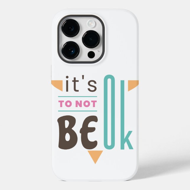 It's ok to not be ok Case-Mate iPhone case (Back)