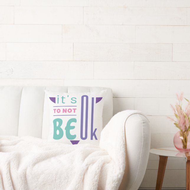 It's ok to not be ok cushion (Couch)