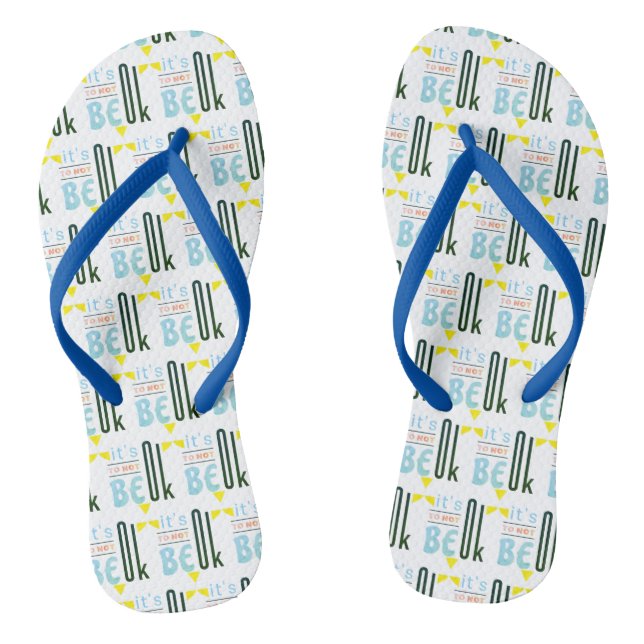 It's OK to not be OK Flip Flops (Footbed)