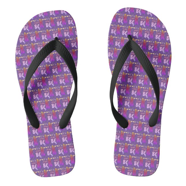 It's OK to not be OK Flip Flops (Footbed)