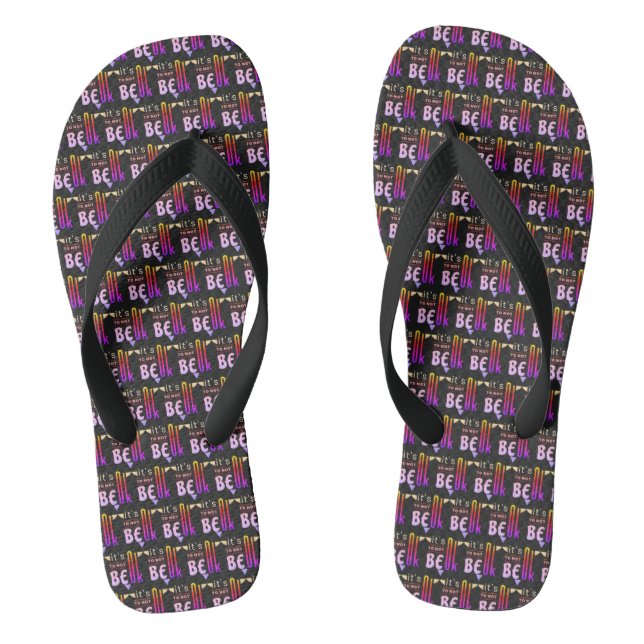 It's OK to not be OK Flip Flops (Footbed)