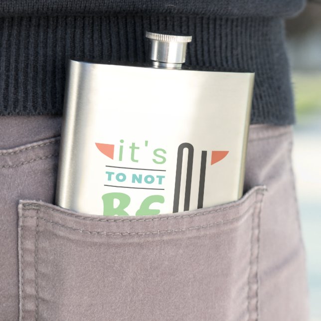 It's ok to not be ok hip flask (In Situ)