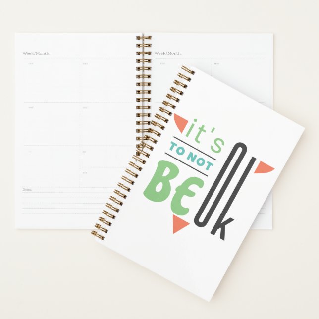 It's ok to not be ok planner (Display)