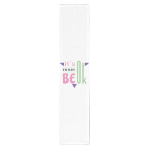 It's ok to not be ok short table runner