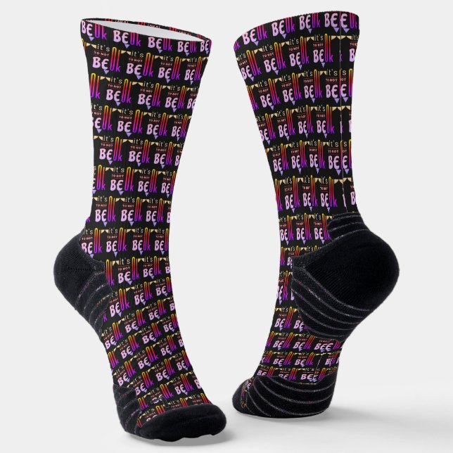 It's OK to not be OK Socks (Angled)