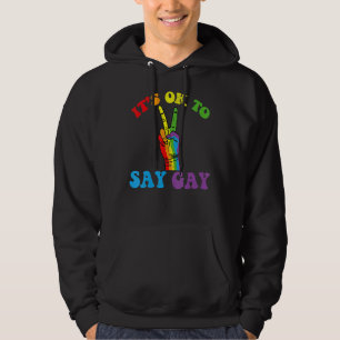 It's Ok To Say Gay Florida It's Ok To Say Gay Lgb Hoodie