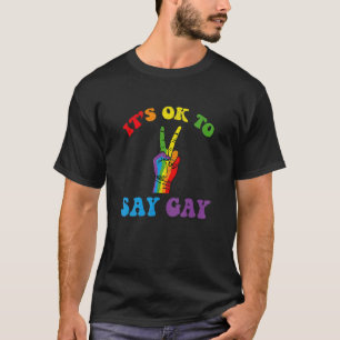 Its Ok To Say Gay  Florida Its Ok To Say Gay Lgbt  T-Shirt