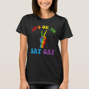 Its Ok To Say Gay Florida Its Ok To Say Gay Lgbt T-Shirt