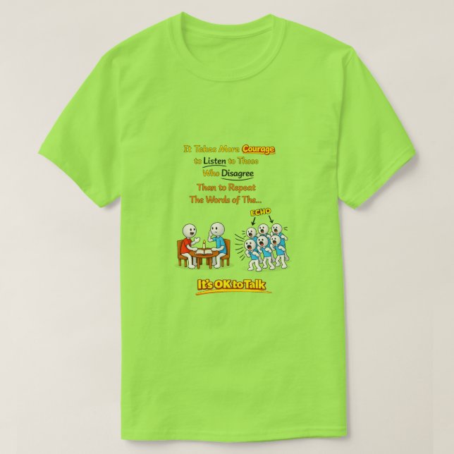 It's OK To Talk (1) T-Shirt (Design Front)