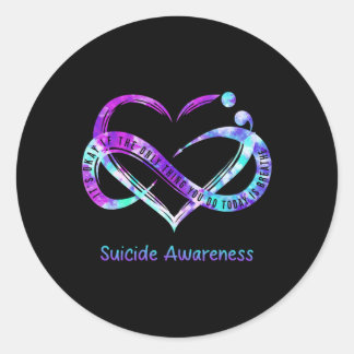 It's Okay If The Only Thing You Do Today Is Breath Classic Round Sticker