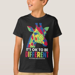 It's Okay To Be Different Autism Awareness Autist T-Shirt