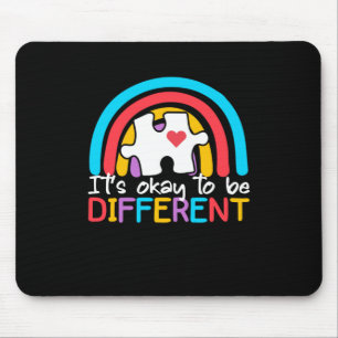 Its Okay To Be Different Autism Awareness Mouse Mat